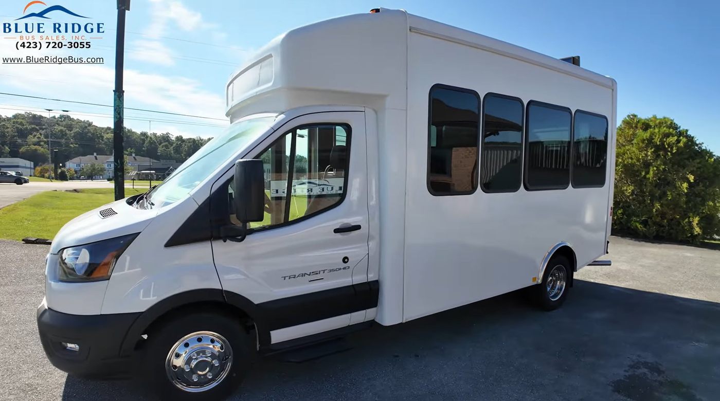 2026 HLE COACH on a 2024 Ford Transit — exterior