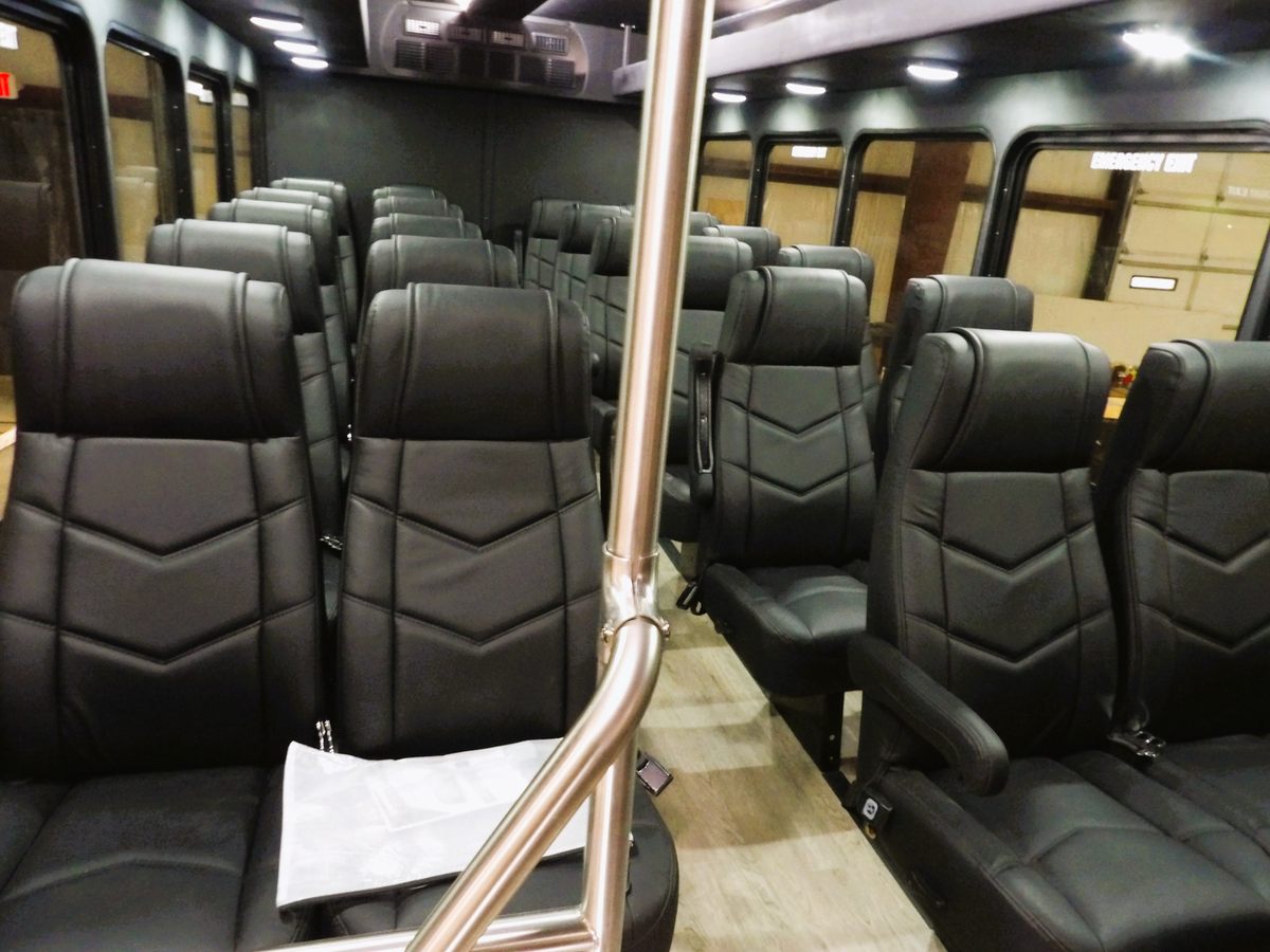 Mavryk premium Level 5 black interior seating