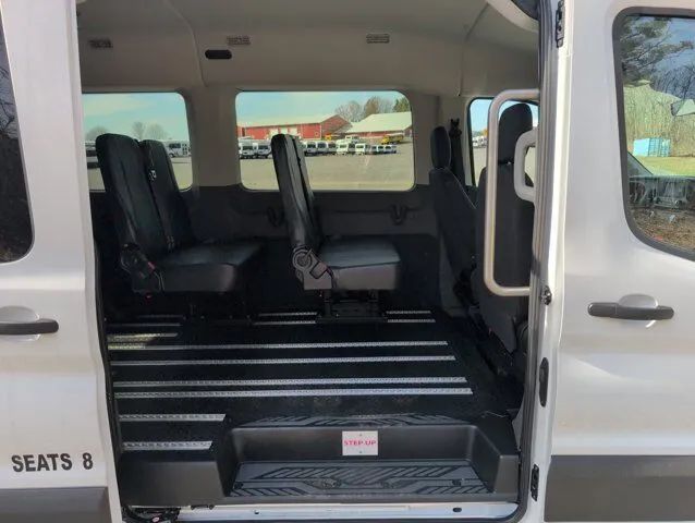 FR Conversions Ford Transit mobility van interior with passenger seating