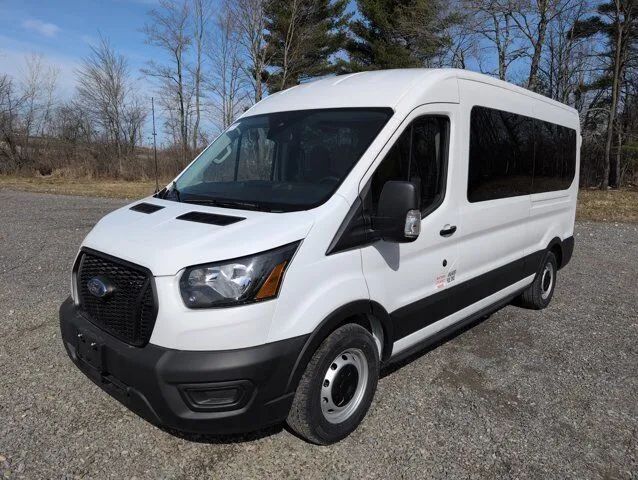 FR Conversions Ford Transit full-size mobility van, exterior front view